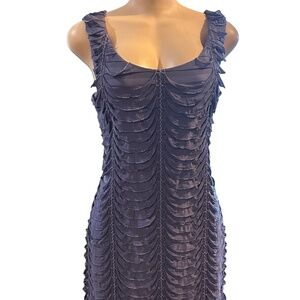 Dress Misses Scallop Shutter Tuck Lavender Sophia Christina Size 14